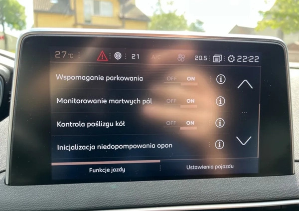Peugeot 3008 cena 87800 przebieg: 49000, rok produkcji 2019 z Opatów małe 172